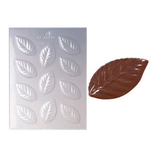 90-13040 ВП Форма  для шоколаду "Лист троянди"