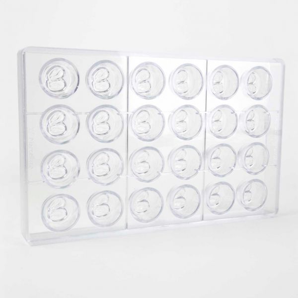 21MA1080 Форма для шоколаду "Caffè" 27,5 x 17,5 h 26 мм (24 шт) - 11,5 г