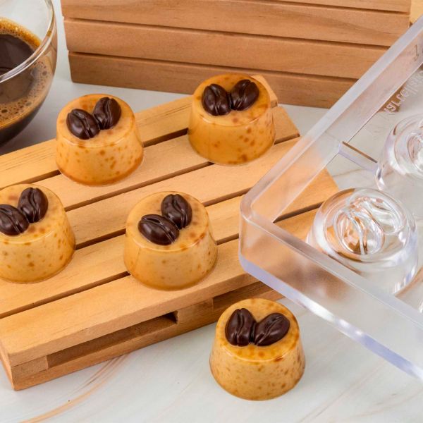 21MA1080 Форма для шоколаду "Caffè" 27,5 x 17,5 h 26 мм (24 шт) - 11,5 г