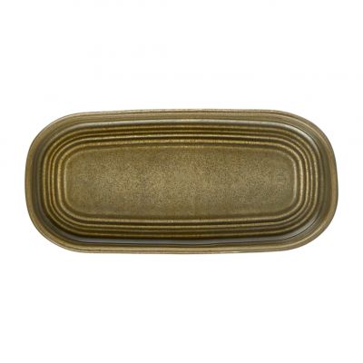 HL-BB-20,5-OV Блюдо овальне 20.5 х9.5 см, серія "Helix Bamboo"