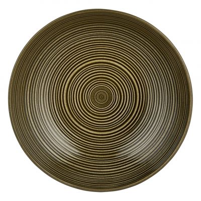 HL-BB-FL-25-CK Тарілка глибока 25 см (1300 мл), серія "Helix Bamboo"