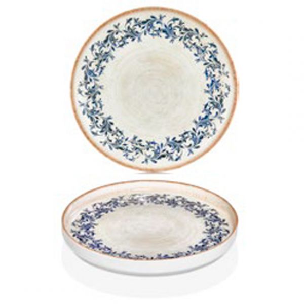 KRA-HL-27-RD Тарілка кругла з бортом 90° 27 см, серія "Kario"