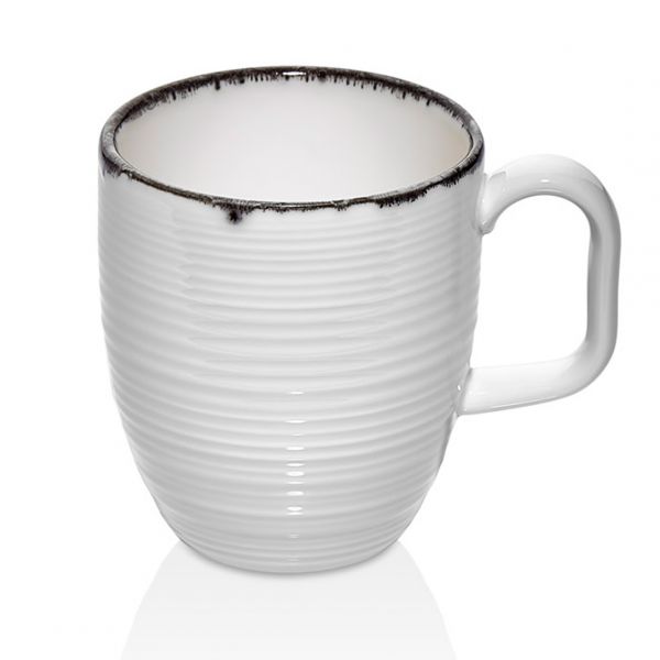 HL-BLA-01-MUG Чашка 330 мл,  декор "Black", серія "Helix"