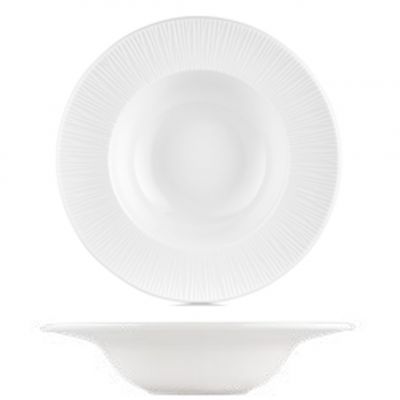 PL-GT-25-CK Тарілка для пасти з прямим бортом 25 см (400 мл), серія "Plise"