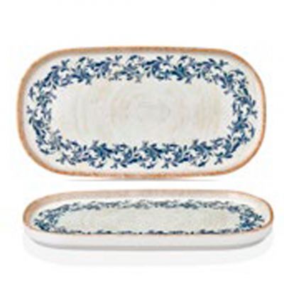 R-KRA-HL-30-OV Блюдо овальне з бортом 90° 30х16 см, серія "Kario"