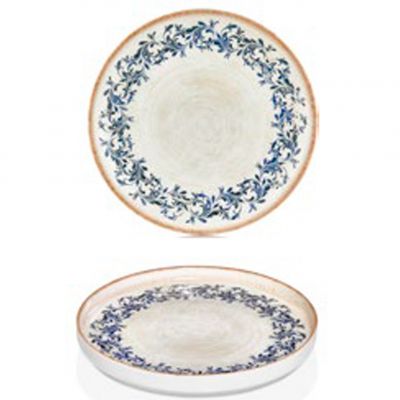 KRA-HL-23-RD Тарілка кругла  з бортом 90° 23 см, серія "Kario"