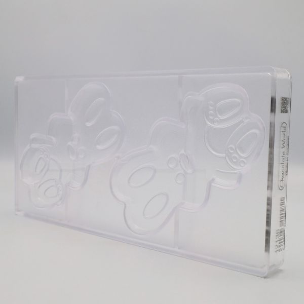 12136 CW Форма для шоколаду "Великодній заєць" 140x71x13 мм, 1х2 шт./80 г