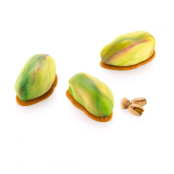 PISTACCHIO 30 Форма силіконова "Маленькі фісташки" 62x35 h 25 mm + каттер