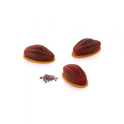 CACAO 30 Форма силіконова "Какао зерна" 67x37 h 26 mm + каттер