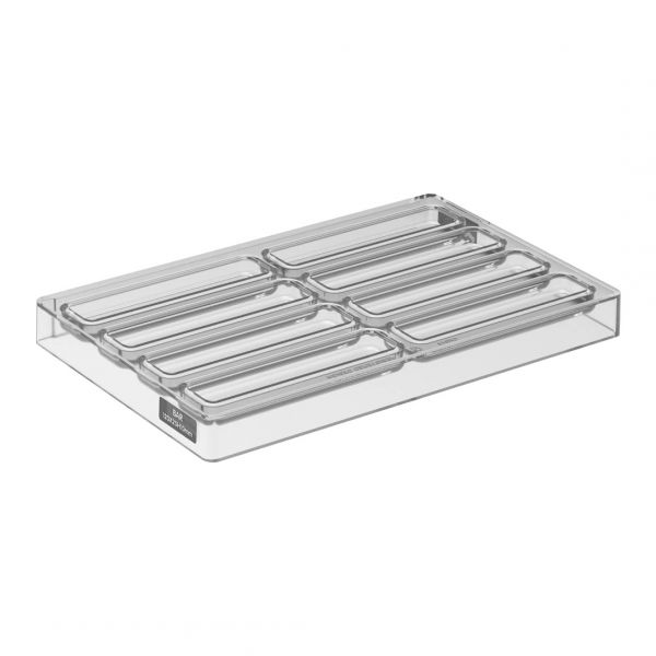 CH016 - SNACK BAR 01 Форма для шоколаду 120x25 h 10 mm (8 шт.)