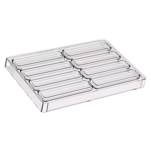 CH016 - SNACK BAR 01 Форма для шоколаду 120x25 h 10 mm (8 шт.)