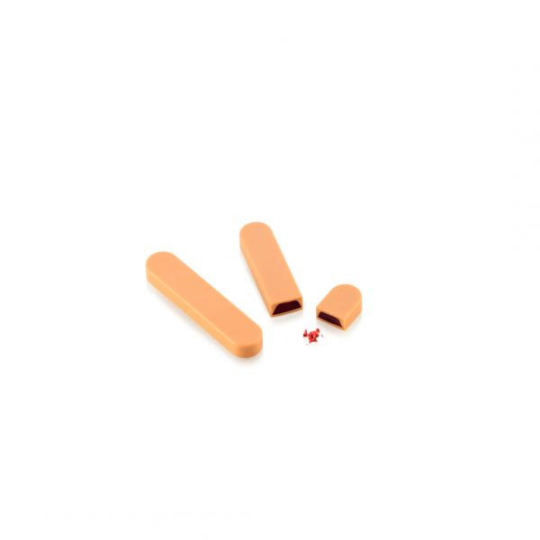 CH028 - SNACK BAR 02 Форма для шоколада 120x25 h 10 mm (8 шт.)