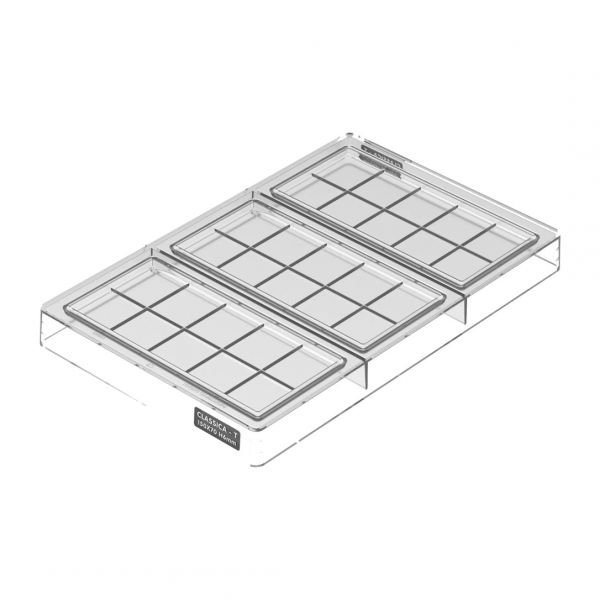 CH053 - CLASSICA T Форма для шоколада 150x70 h 6 mm (3 шт.)