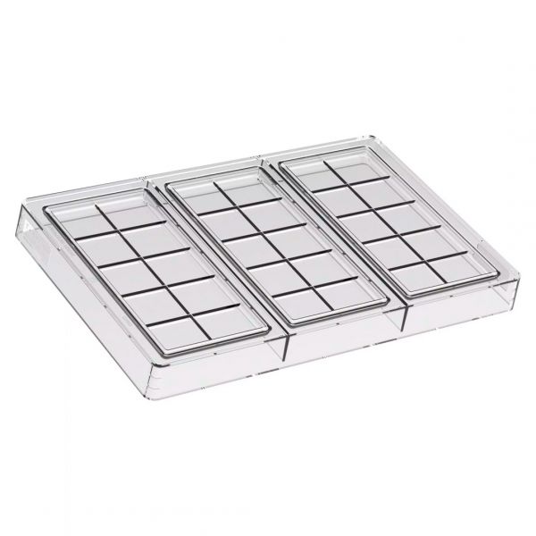 CH053 - CLASSICA T Форма для шоколада 150x70 h 6 mm (3 шт.)