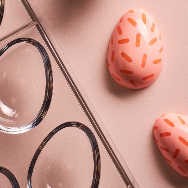 CH052 - UOVO 01-P Форма для шоколаду 40x28 h 14 mm