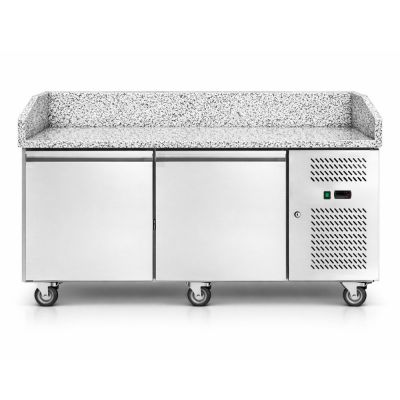 Стіл холодильний Hurakan HKN-PZG2S для піци 2-дверний з гран. пов.