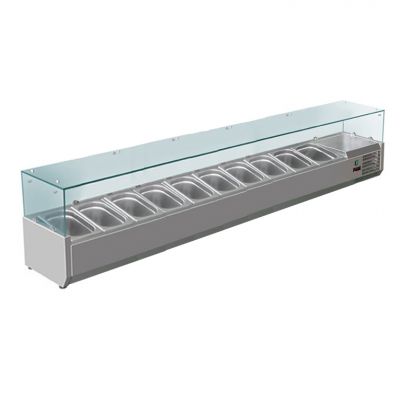 Холодильна вітрина-надставка Hurakan HKN-VRX2000/330S зі склом