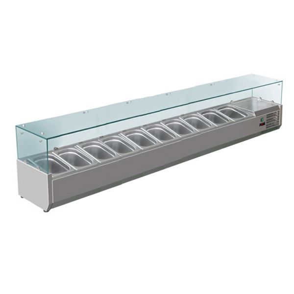 Холодильна вітрина-надставка Hurakan HKN-VRX2000/330S зі склом