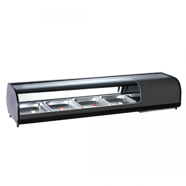 Вітрина холодильна для суші Hurakan HKN-VRS62L чорна