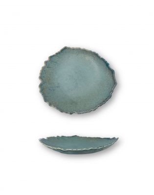 Блюдо трикутне серія Oazis, Matte Green 33х31 см Блюдо трикутне серія Oazis, Matte Green 33х31 см