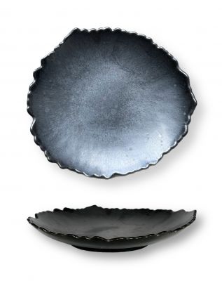 Блюдо трикутне серія Oazis, Graphite 28х25 см Блюдо трикутне серія Oazis, Graphite 28х25 см