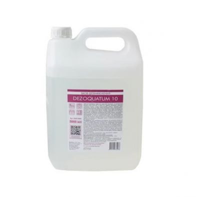 Засіб дезінфікуючий для шкіри рук DEZOQUATUM 10, 5л Засіб дезінфікуючий для шкіри рук DEZOQUATUM 10, 5л