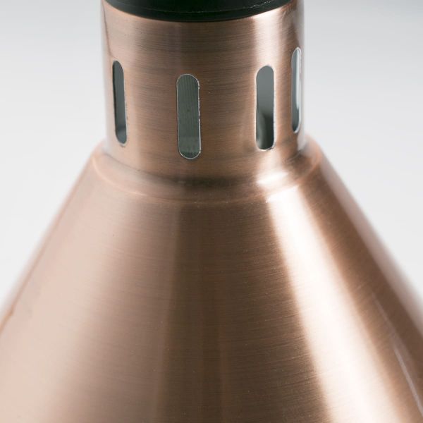 Лампа інфрачервона Hurakan HKN-DL800, 275 мм бронзова