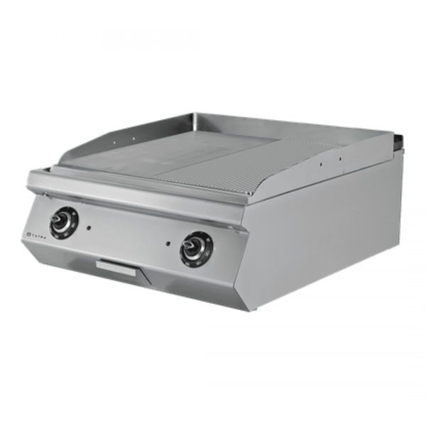 Поверхня для смаження Tatra електрична TET.87SR 800 мм (гладка+ребро)