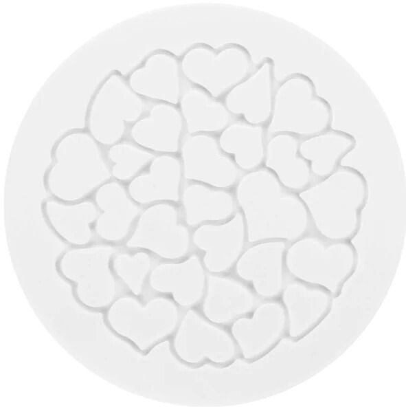 Силіконовий килимок для декору Серце d 180 мм, h 1,50 мм Silikomart
