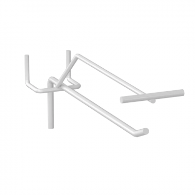 Гачок на перфорацію одинарний з цінникотримачем