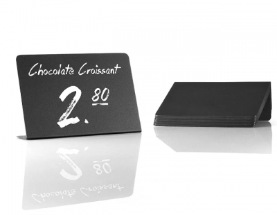 Грифельна табличка А7 L-подібна чорна