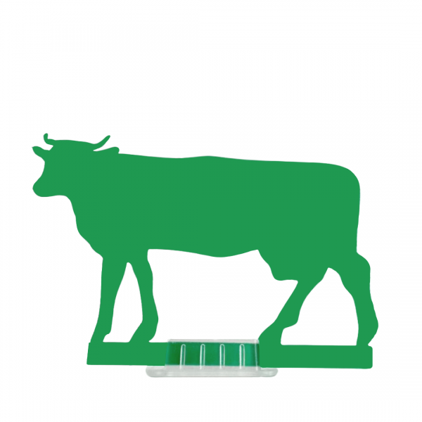 Крейдяна табличка «Корова» зелена