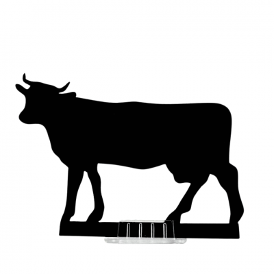 Крейдяна табличка А7 «Корова» чорна Крейдяна табличка А7 «Корова» чорна