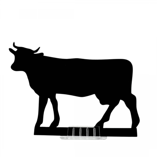 Крейдяна табличка «Корова» чорна