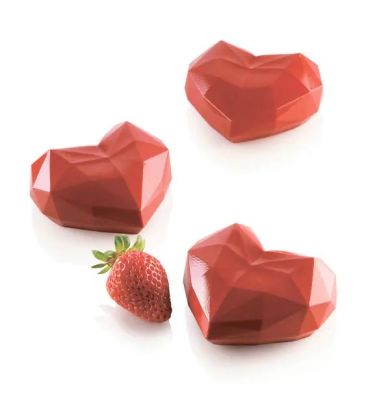 Силіконова форма для десертів Серце 110 мл Silikomart