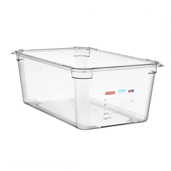 09835 Гастроємність 1/1 - 530х325х200  мм з полікарбонату 25,3 л