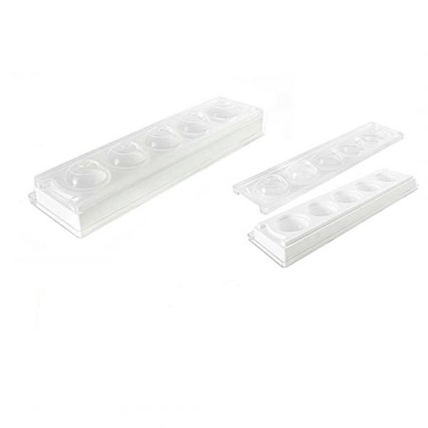 MUL3D/ 48A+B Форма силіконова для тістечок з кришкою та підставкою d 48 мм, 58 мл