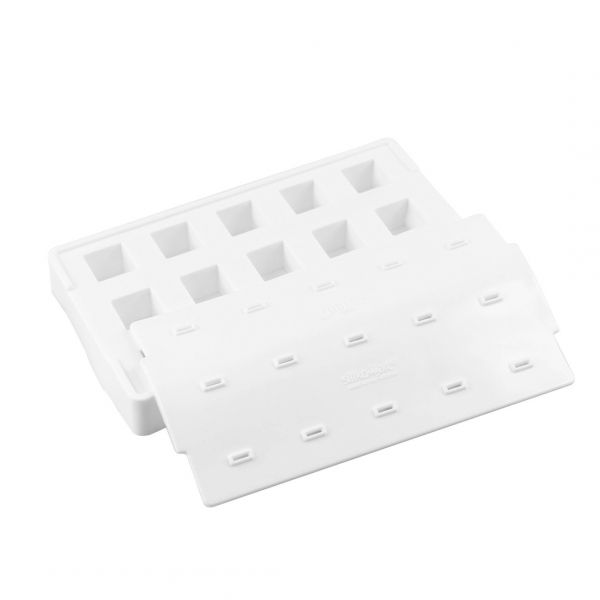 Mini Kube Форма силіконова d 20-20 mm, h 20 mm (2 форми + 50 паличок)