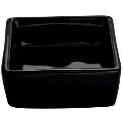 754089 Соусник квадратний 6,5 см, 50 мл чорний серія "Fudo"