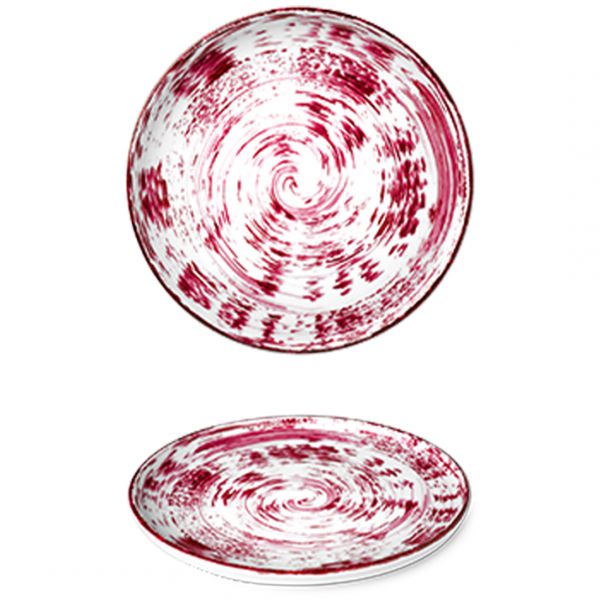 OPT2120-X9080 Тарілка кругла Red 20 см серія "Optimo Eddy"