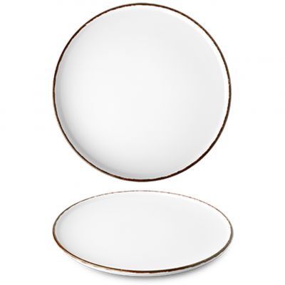 OPT2126-X9089 Тарілка кругла Brown 26 см серія "Optimo Picnic"