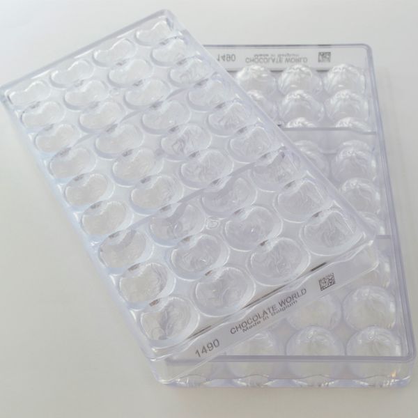 1490 CW Форма для шоколаду "Сфера з орнаментом" 27x27x13 мм, 6x2 г, 36 шт.