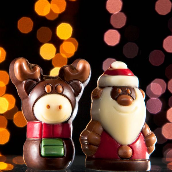 1737 CW Форма для шоколаду "Санта" 275x135x24, 21 шт.