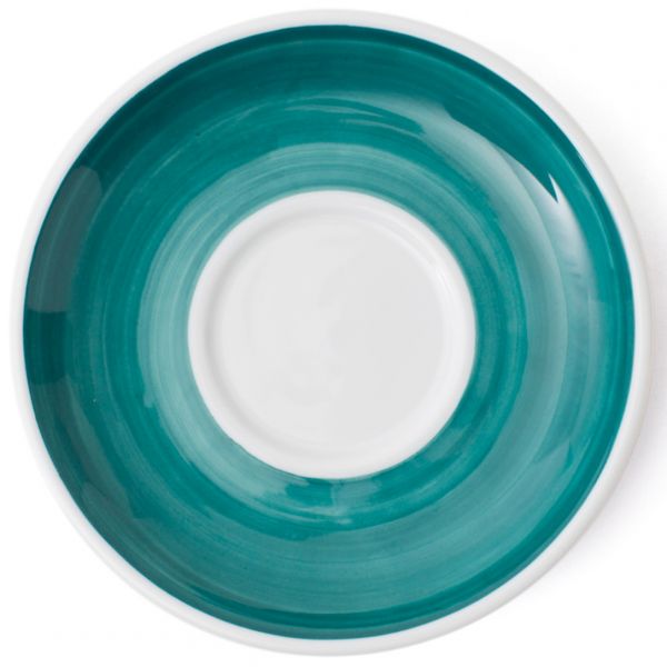 34412 Блюдце 14,5 см Green Teal для серій "Verona/Torino/Bari/Palermo Millecolori Hand Painted"