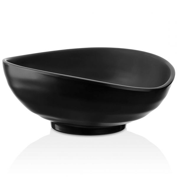 36024.BL Салатник чорний 24*20 см