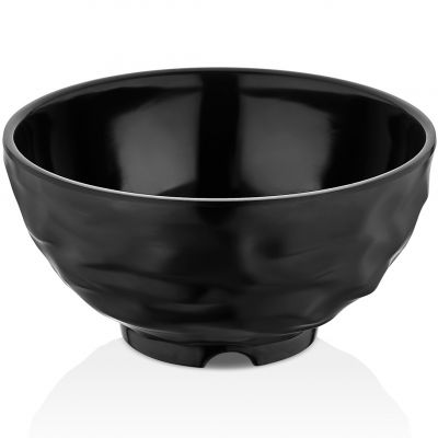 45017.BL Салатник меламіновий чорний d-17 см, h-8,6 см, 1,1 л