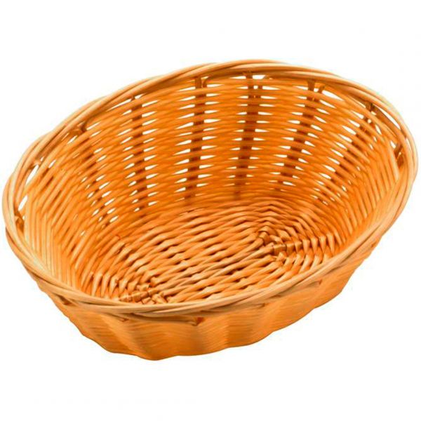 531011 Кошик овальний 18х13х6,5 см, світло-коричневий