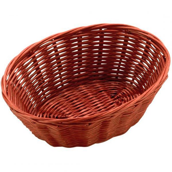 531012 Кошик овальний  18х13х6,5 см, темно-коричневий