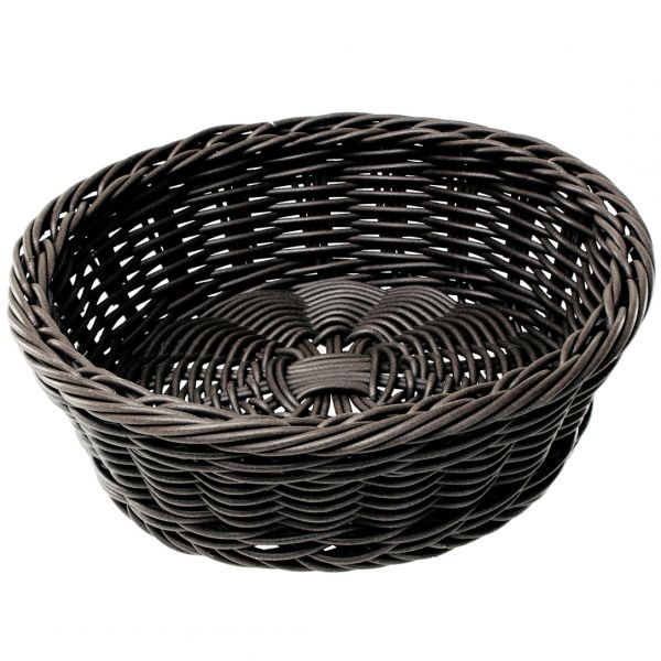 522410 Кошик круглий 190 мм, h55 мм  чорний