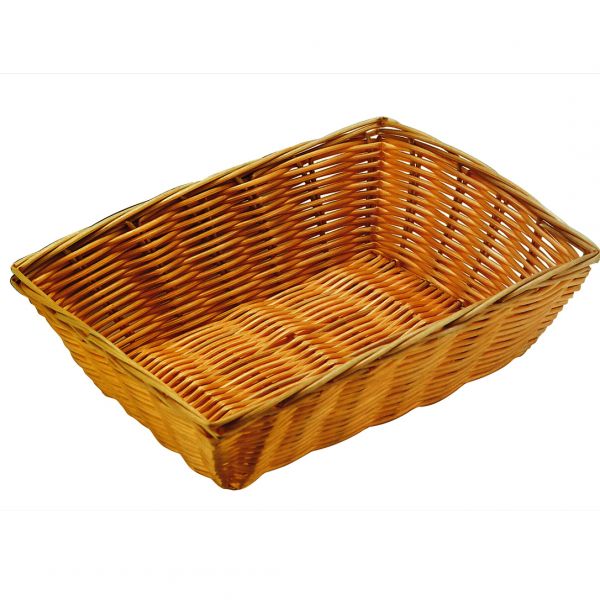 531041 Кошик прямокутний 23х15х7 см, світло-коричневий